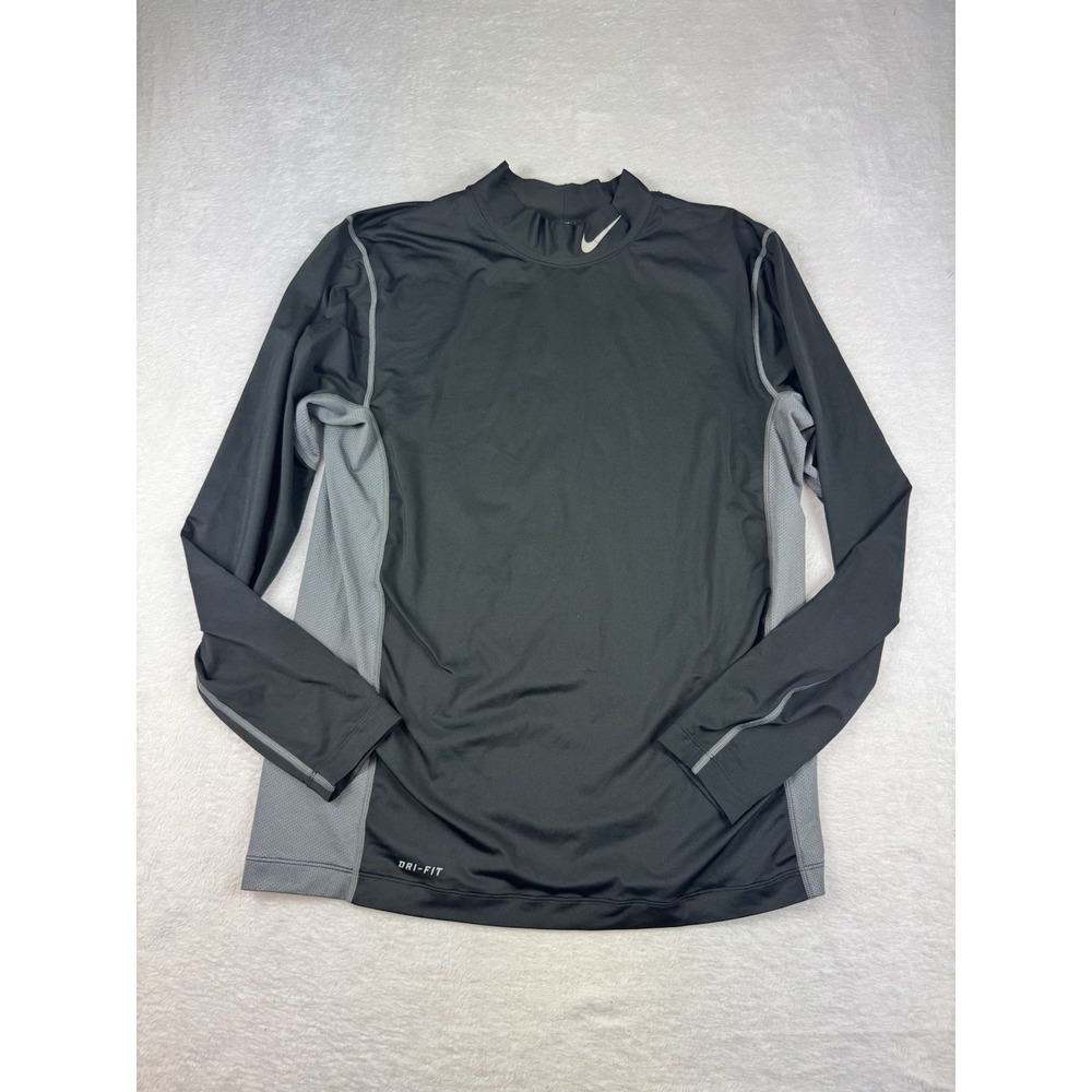 NIKE GOLF Shirt Mens L Standard Fit Tour Performance Dri Fit Outdoor Base Layer